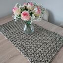 Bieżnik szydełkowy ze sznurka prostokątny 35x65 cm