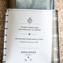 Komplet 4 podkładek z jeansu i flaneli dla podróżnika