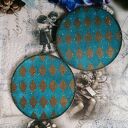 Dekoracyjne podkładki pod kubki decoupage w stylu prowansalskim