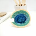 Ceramiczna podstawka do kuchni - turkus