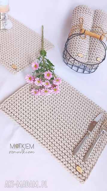 Podkładka ze sznurka na stół Blaise 30/40cm