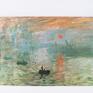 podkładki: 4 duże korkowe na stół - Monet, Ogród w Giverny podkładka