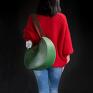 pomysł na prezent pod choinkę zielone stylowa na ramię do ręki od ladybuq art torba vintage laptopa