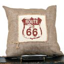 Poduszka Route 66 na jucie