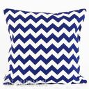 Poduszka Zygzak Navy Blue 50x50cm od majunto