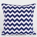 Poduszka Zygzak Navy Blue 50x50cm od majunto