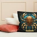 Poduszka znaki zodiaku horoskop welurowa zodiak skorpion