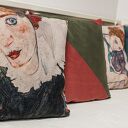 Poszewka na małą poduszkę (jasiek) - Schiele - welur