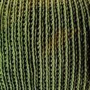 ♥ Zielona PODUSZKA OZDOBNA w beżowe paski ♥