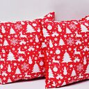 Poduszka świąteczna, poduszka na święta, ozdobna poduszka świąteczna z wypełnieniem choinki