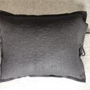 Wełniana poszewka na poduszkę - czarna