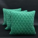 Poduszka Velvet 45x45cm Trawiasta zieleń KARO - poszewka