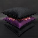 Poduszka Dekoracyjna 45x45cm WELUR ŚLIWKA MANDALA