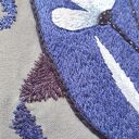 Poszewka z haftem chrząszcza -szept nocy