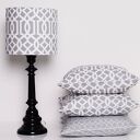 Poduszka IMPERIAL TRELLIS GREY 50x50cm od majunto