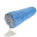 Poduszka premium wałek glamour niebieski