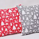 Poduszka świąteczna, poduszka na święta, ozdobna poduszka świąteczna z wypełnieniem choinki