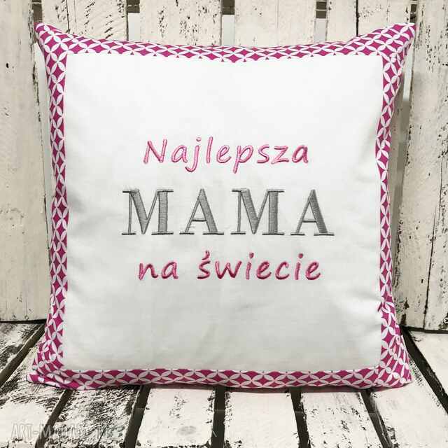 Poduszka prezent Najlepsza MAMA na świecie