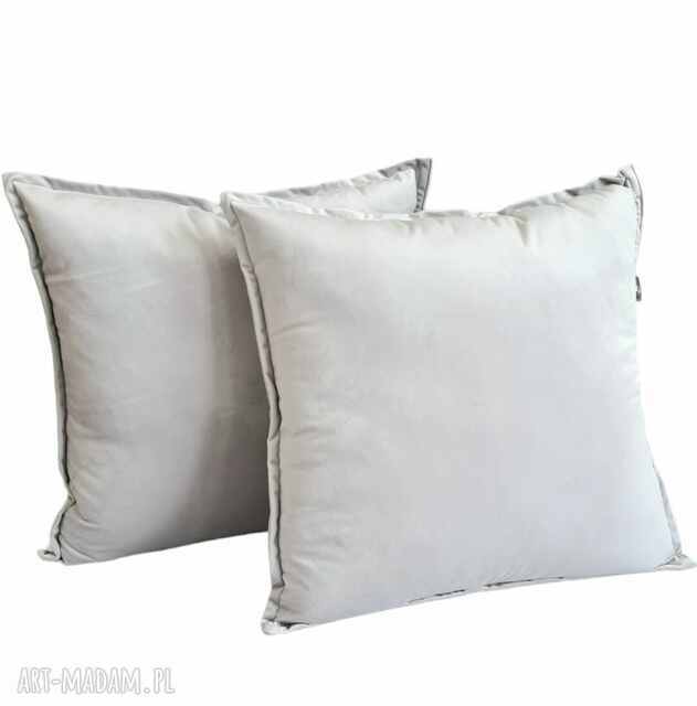 Poduszka dekoracyjna glamour gładka welurowa 50x50