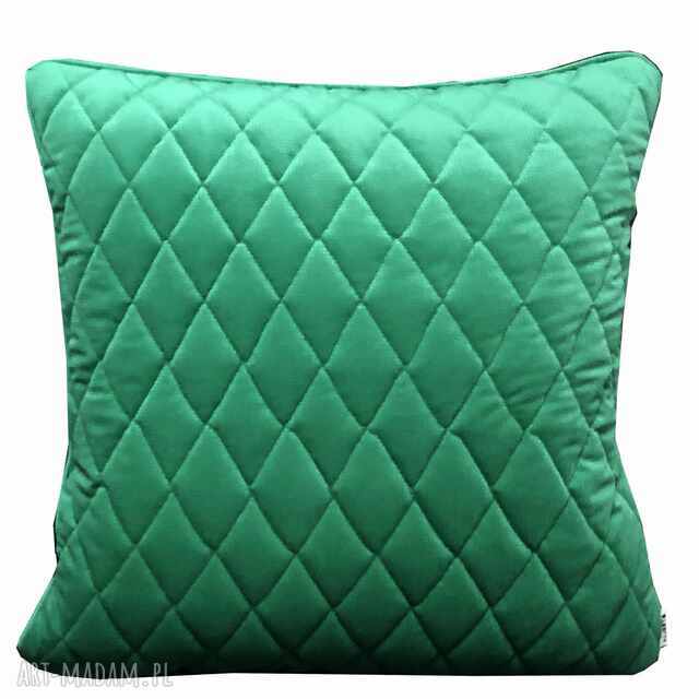 Poduszka Velvet 45x45cm Trawiasta zieleń KARO - poszewka