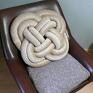 poduszka celtycka kremowa / celtic pillow creamy - dekoracyjna prezent