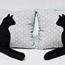 poduszka dla kociary z kotem - z kotkiem