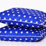 majunto poduszka little stars navy blue - white 50x50cm gwiazdki