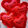 poduszki: dekoracyjna serduszko serce z haft imię - dedykacja
