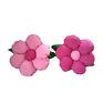 różowe poduszki ozdobne komplet poduszek ozdobnych kwiatuszki jasny i ciemny kwiaty