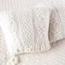 Wools trendy poduszki robione ręcznie 40x40 cm 2szt poszewka wełna