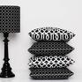 poduszki: imperial trellis black 50x50cm od majunto - ozdobna