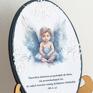 anioł pokoik dziecka białe obrazek z aniołkiem nr 2 chrzest