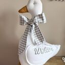 Przytulanka Gąska z Imieniem - ozdoba do łóżeczka i prezent na babyshower