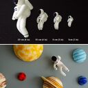 Astronauta 3D z filcu 20 cm - zawieszka na ścianę i sufit do pokoju dziecięcego