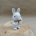 Filcowany króliczek z maleństwem - rezerwacja