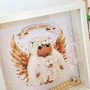 aniołek w ramce 3 d dla dziewczynki