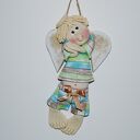 na imię mam Staś - aniołek z masy solnej, prezent, dekoracja