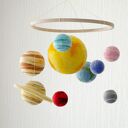 Mobil z układem słonecznym - karuzela dla niemowląt i ozdoba