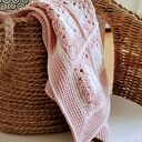 Bawełniany kocyk w stokrotki