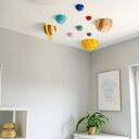 Zestaw dużych planet 3D z filcu - dekoracja ścienna i sufitowa do pokoju dziecka