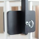 Drewniany pałąk Montessori do karuzeli i mobilu nad łóżeczkiem - kolor czarny