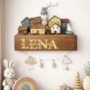 Wieszak na klucze ubrania dekoracja ścienna