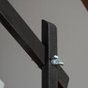 Drewniany pałąk Montessori do karuzeli i mobilu nad łóżeczkiem - kolor czarny