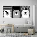 Zestaw plakatów "Trzy urocze Misie" w formacie A4