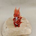 Wiewiórka z maleństwem - filcowana figurka