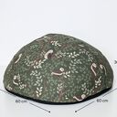 Zielona pufa dziecięca w Leśne Sowy, przytulna i naturalna