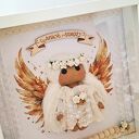 aniołek w ramce 3 d dla dziewczynki