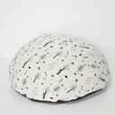 Jasnoszara Pufa dziecięca Pastelowy Zagajnik - ciepły i minimalistyczny