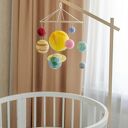 Mobil z układem słonecznym - karuzela dla niemowląt i ozdoba dziecięca