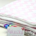 pokoik dziecka ręcznie robione jesienny kocyk maluszka minky 75x100 kołderka koc zygzak